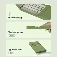 Folding Bluetooth Keyboard For iPads & Tablets by Snagg A Wireless Keyboard