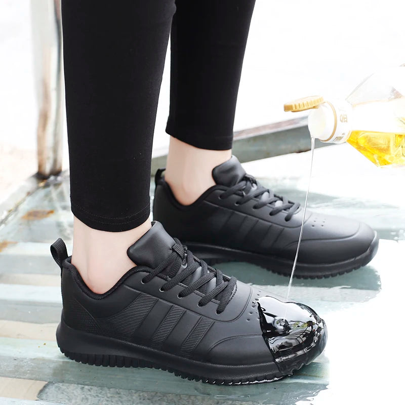 Unisex Chef Shoes – Lightweight, Oil-Proof & Comfortable Work Sneakers by Snagg A Shoes