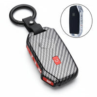 5 Bottons Carbon Fiber ABS Car Key Cover by Snagg A Key Cover