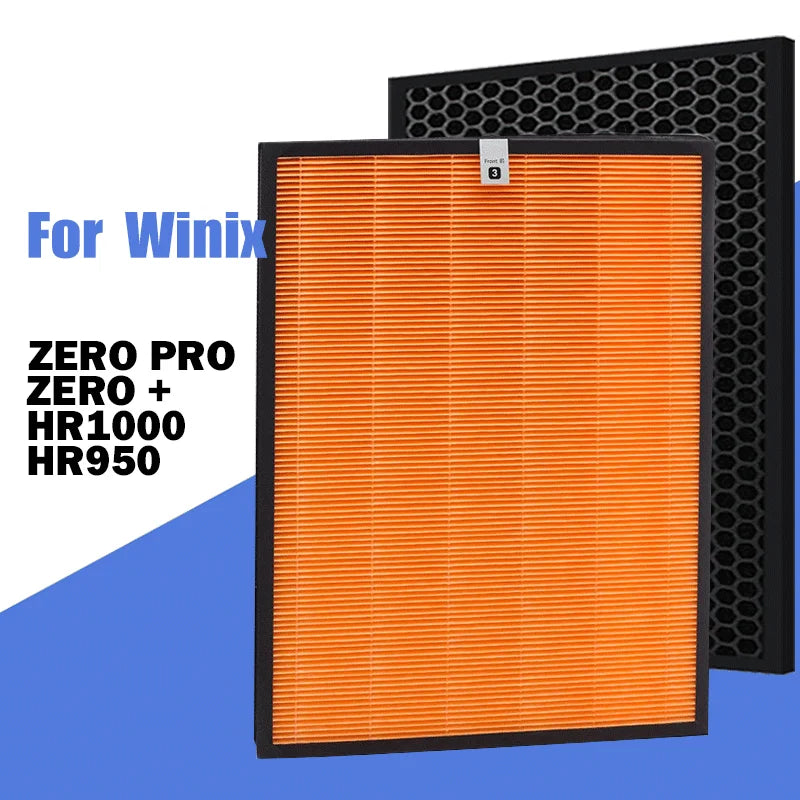 Anti Bacterial H13 HEPA & Activated Carbon Filter Set | Compatible with Winix ZERO PRO / ZERO+