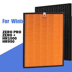 Anti Bacterial H13 HEPA & Activated Carbon Filter Set | Compatible with Winix ZERO PRO / ZERO+