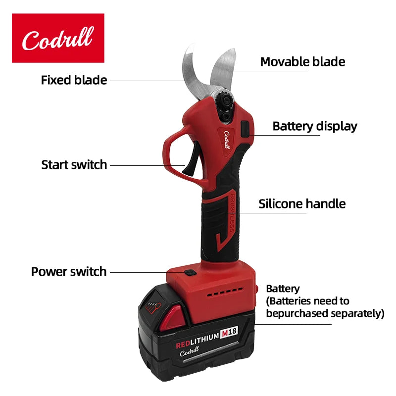 Cordless Brushless Electric Pruning Shears