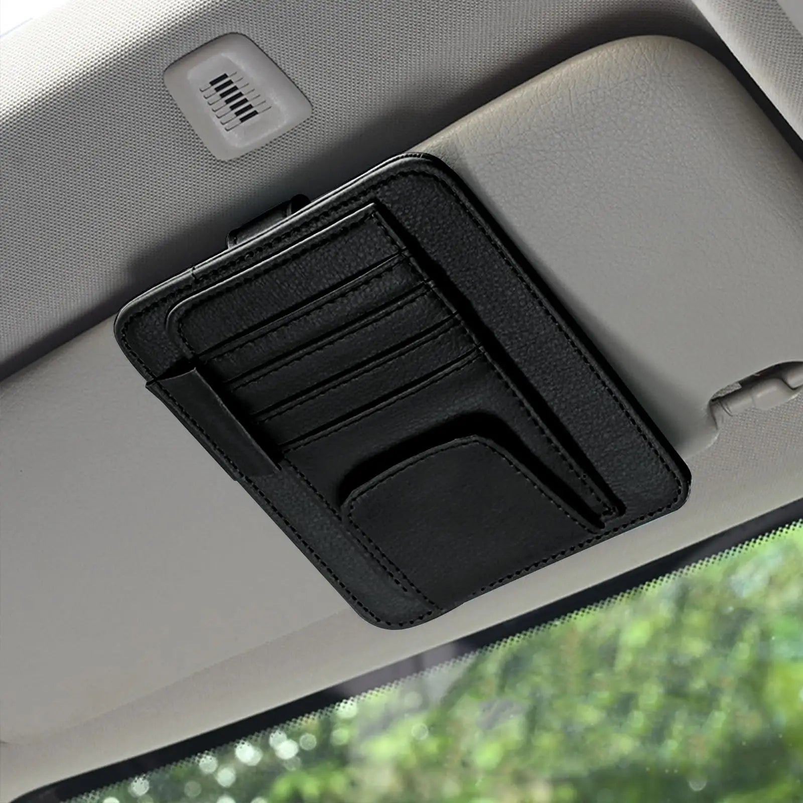 Car Sun Visor Storage Organizer by Snagg A Sun Glasses Holder