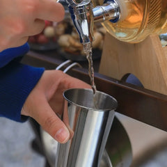 Ouhoe Stainless Camping Cups Four Pcs Nestable Mugs Outdoors by Snagg A Mug