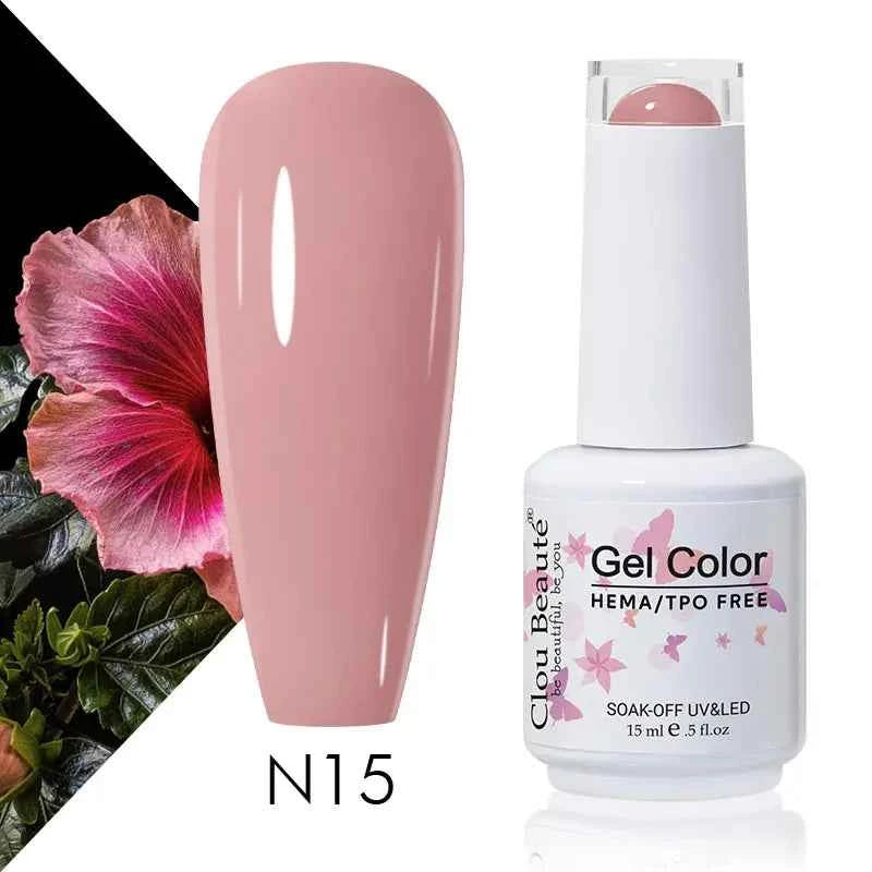 Professional 15ml HEMA & TPO-Free Gel Polish – High-Performance Semi-Permanent Varnish for Sensitive Skin
