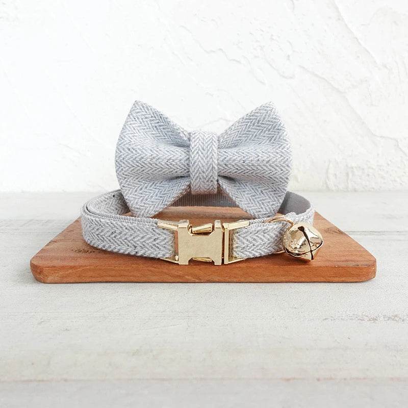 Cat Collar with Bell & Bow - SnaggIt