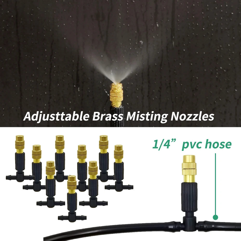 15M–30M Outdoor Misting & Irrigation System