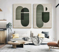 2-Piece Abstract Wall Art by Snagg A Print