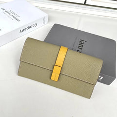 Luxury Genuine Leather Long Wallet
