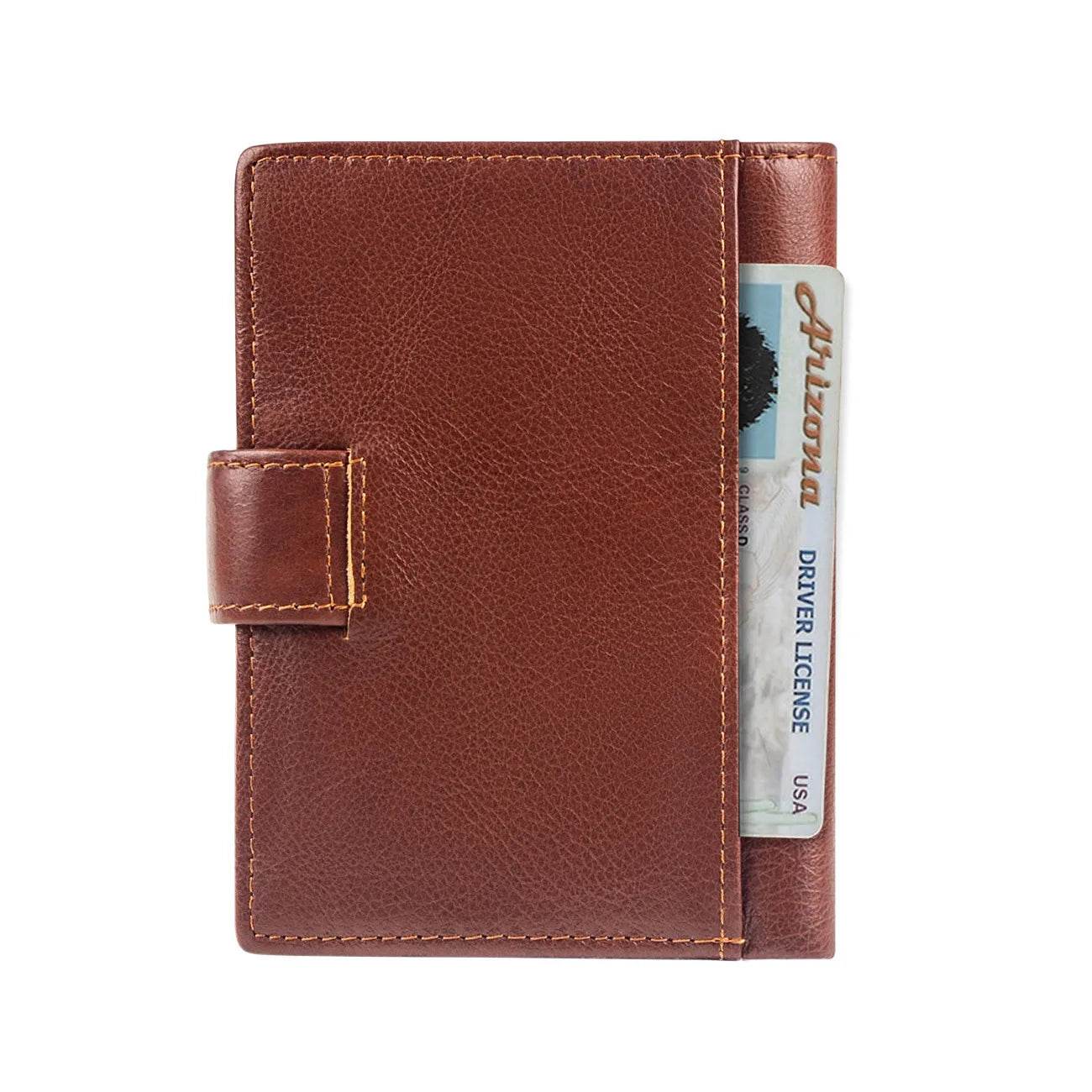2025 RFID Vintage Leather Short Wallet - SnaggIt