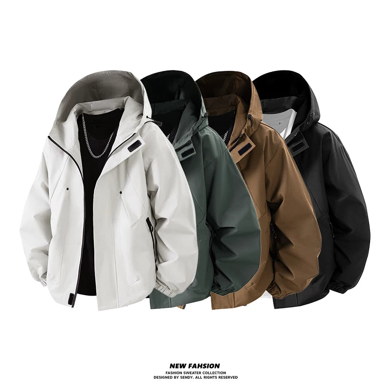 Men’s Casual Hooded Waterproof Jacket by Snagg A Jacket