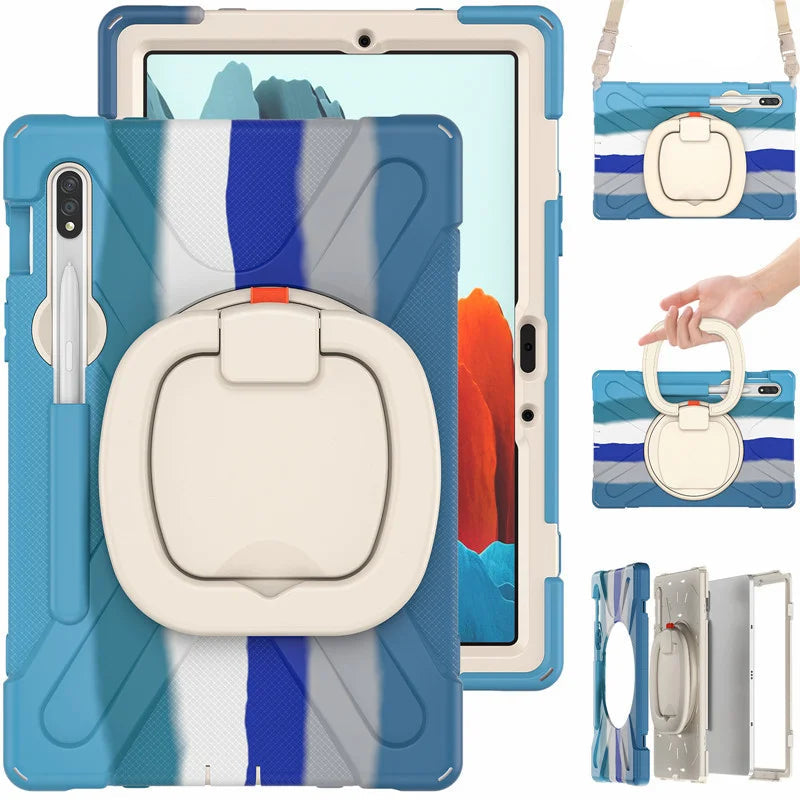 Heavy Duty Armor Kids Shockproof Case For Samsung Galaxy Tab S9 Series by Snagg A Tab Case