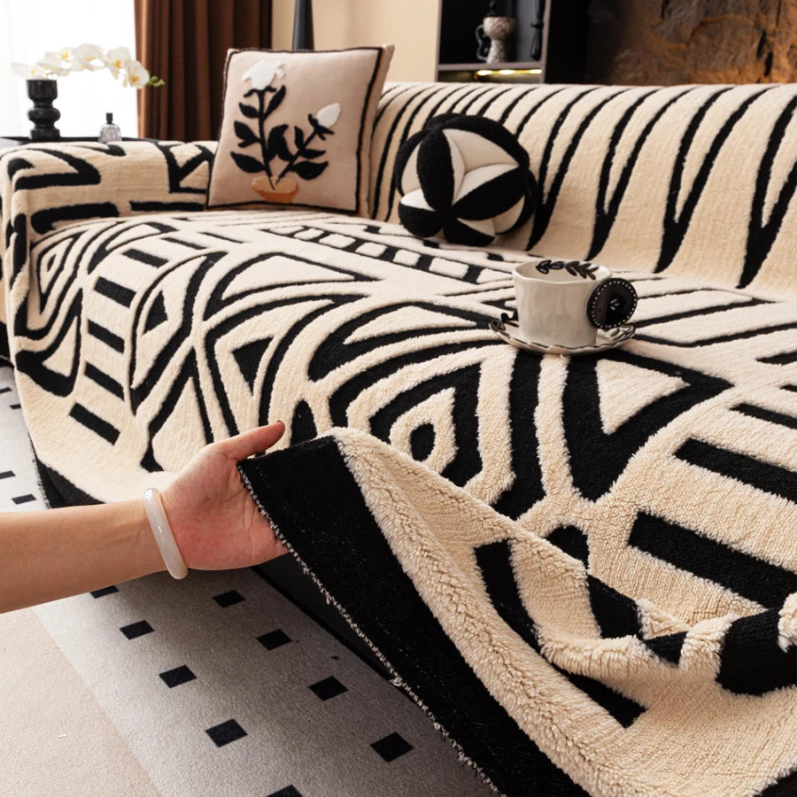 Bohemian Sofa Protector – Vintage Comfort & Pet-Friendly Design by Snagg A Sofa Cover