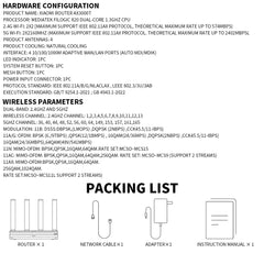 AX3000T WiFi 6 Router – Dual-Band 5GHz 160MHz with 1.3GHz Processor by Snagg A WiFi Booster