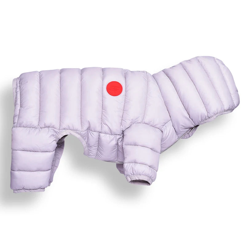 Padded Dog Winter Overalls – Lightweight Down-Feel Jumpsuit for Small & Medium Dogs