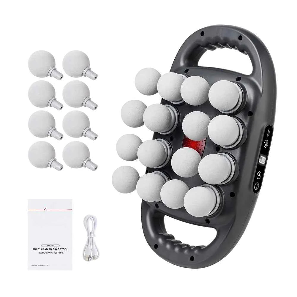 8/16 Heads Body High Frequency Vibration Massage Gun