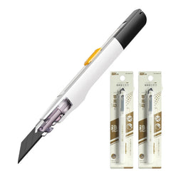 SDI cutter with two packages of replacement blades on a white background