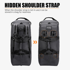 Large-Capacity Portable Roller Duffel Bag