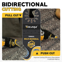 5PCS Oscillating Multi-Tool Hook Blades – Hook Saw Blades for Carpet, Shingles & Soft Materials