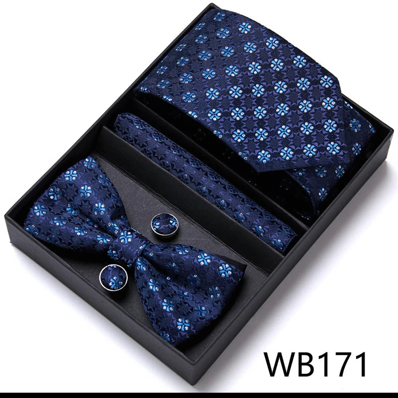 Men’s Luxury Tie & Bow Set - WB171 - Others In Fashion