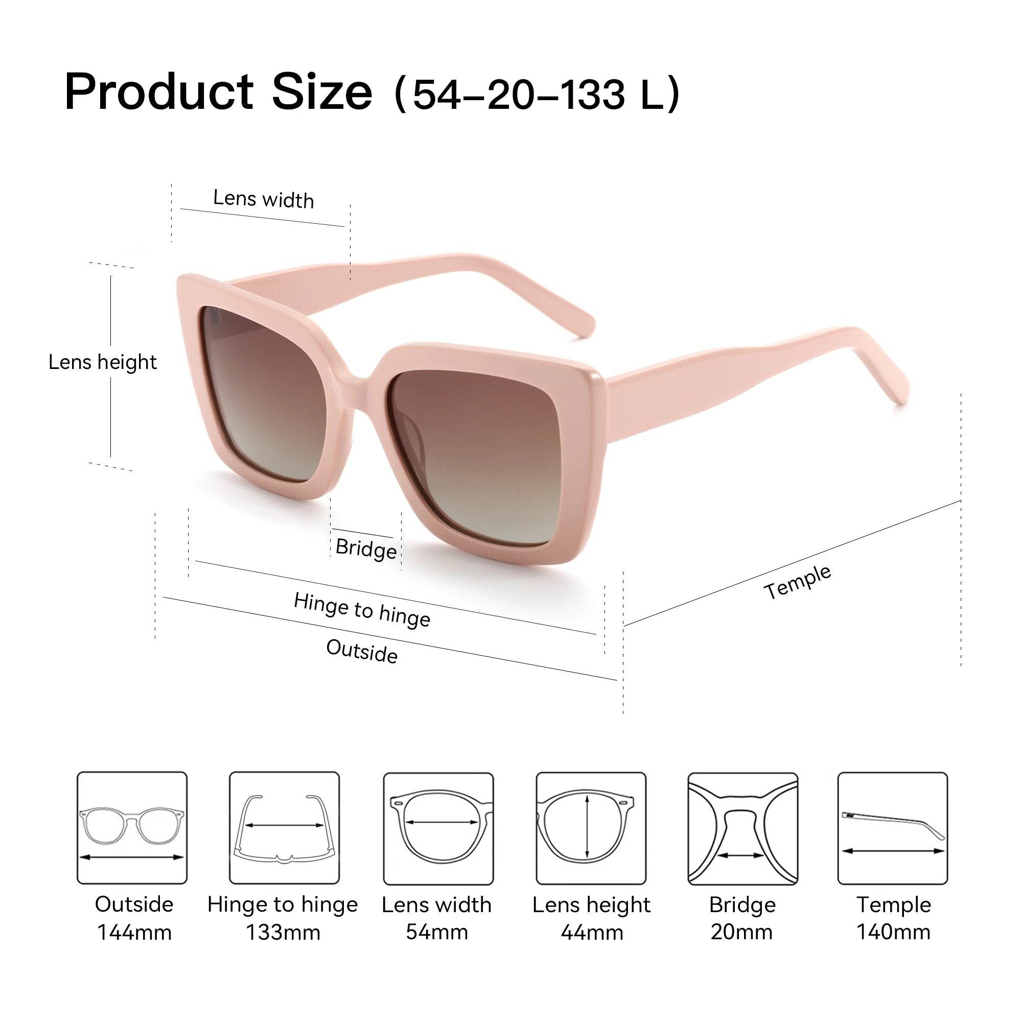 2025 Square Polarized Sunglasses - SnaggIt
