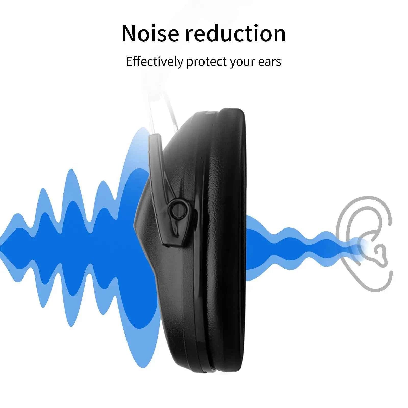 Foldable padded earmuffs for kids and adults – image 4