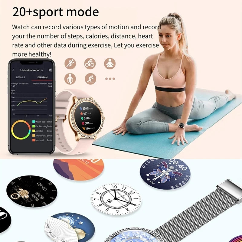 Diamond Band Ladies Smartwatch