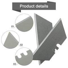 30Pcs Set Trapezoidal Blade Replacement Blade Art Craft CutterTool Multifunction Office Supplies Carving Supplies Multi Function