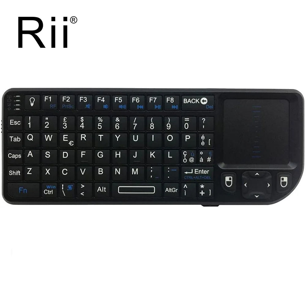 X1 Mini 2.4GHz Wireless Keyboard - 3 in 1 Multimedia Controller & Touchpad