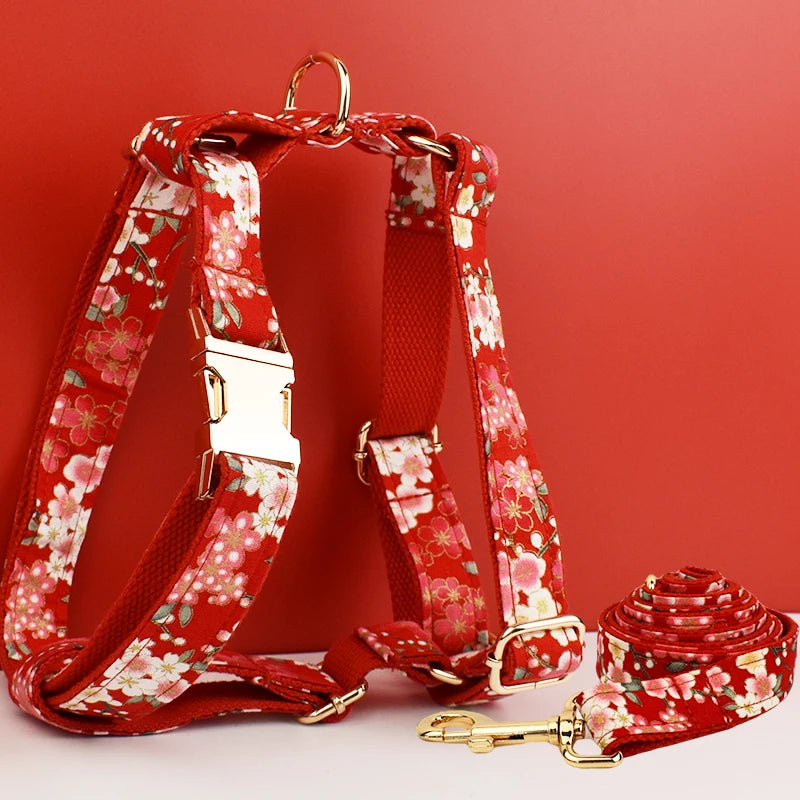 Heavy Duty Dog Harness & Leash Set by Snagg A Harness