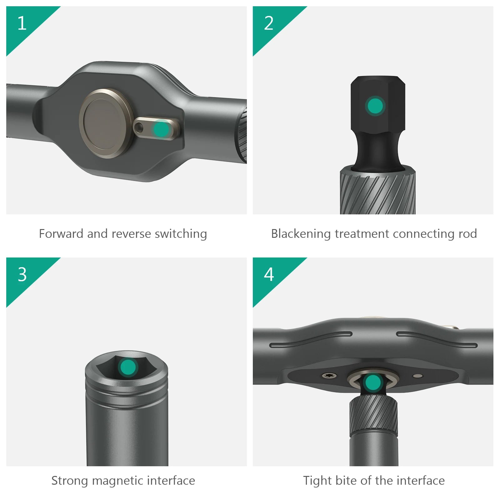 42-in-1 Magnetic Ratchet Screwdriver Set