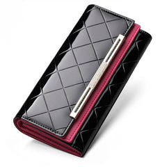 Leather RFID Long Wallet