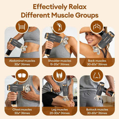 11 in 1 Fascia Massage Gun – 99 Level Deep Tissue Muscle Recovery Device