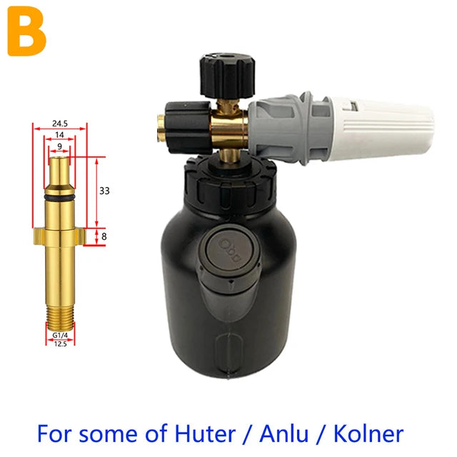 1L Pressure Washer Foam Cannon by Snagg A Foam Cannon