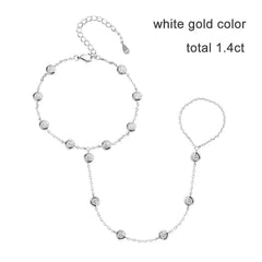 3mm D Color Moissanite Adjustable Tennis Bracelet - SnaggIt