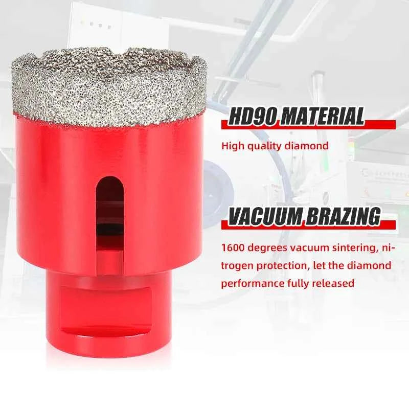 Professional Vacuum Brazed Diamond Drilling & Cutting Kit | M14 Thread Core Bits & Saw Blade Set