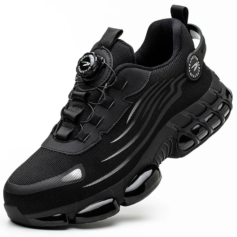 Lightweight Safety Shoes – Men Steel Toe Work by Snagg A Shoes