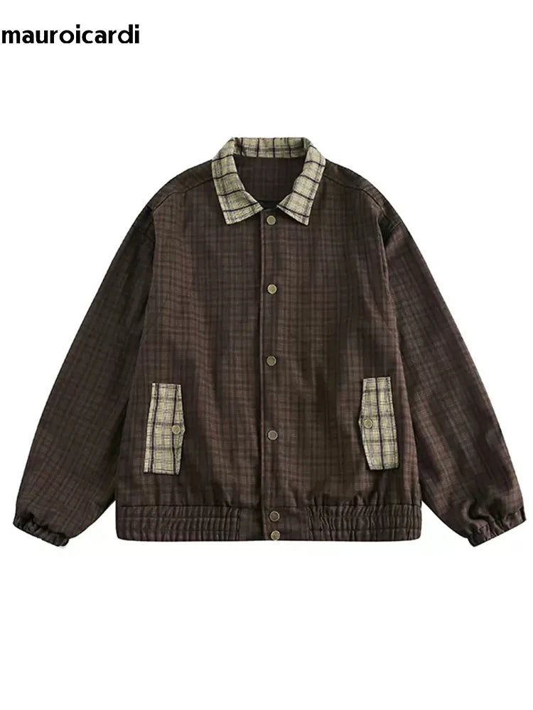 Oversized Patchwork Plaid Jacket by Snagg A Jacket