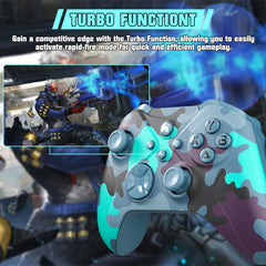RH-010 Hall Effect Wireless Gaming Controller - RGB Lighting & 2.4G Ultra-Stable Connection
