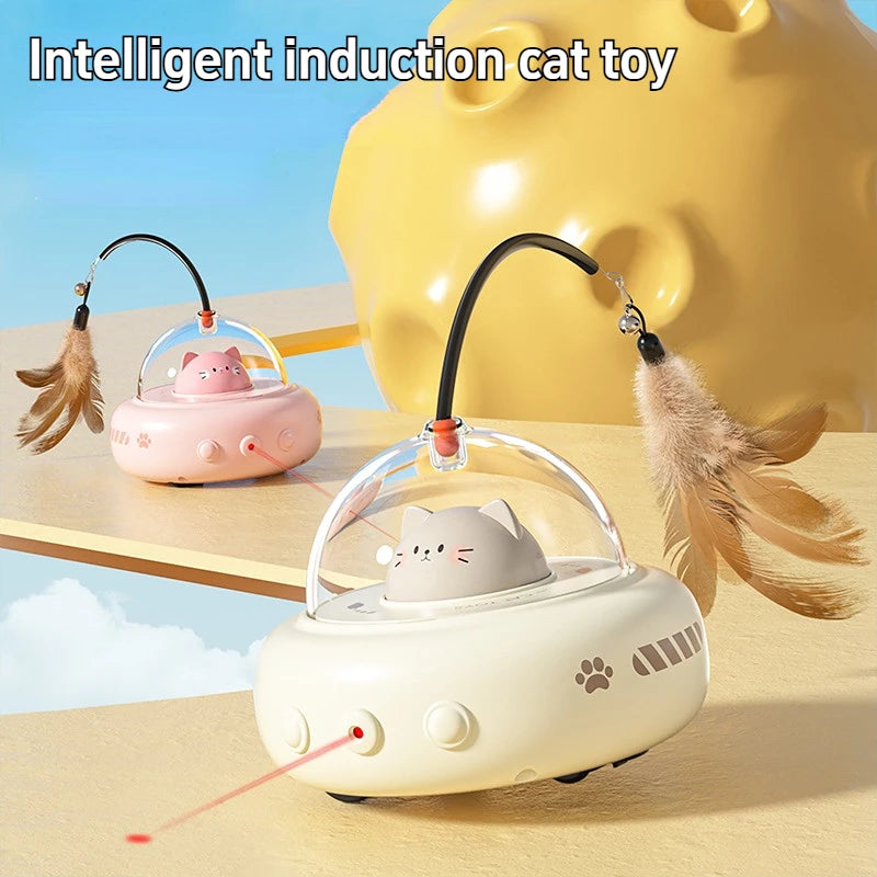 UFO Smart Teaser Cat Toy by Snagg A Toy
