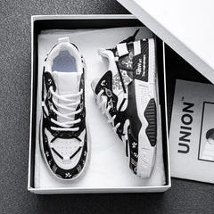 Men’s Thick Sole Casual Board Sneakers by Snagg A Shoes