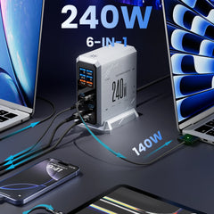 240W GaN Fast Charging Station by Snagg A Charging Station