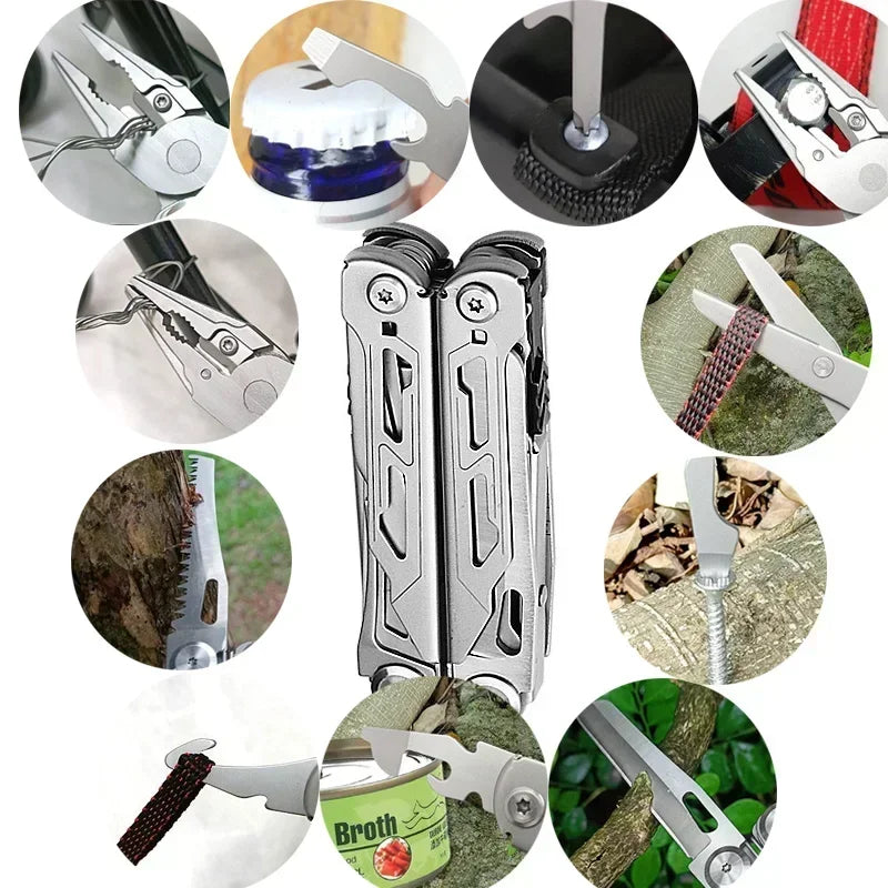 28-in-1 Stainless Steel Camping Multitool