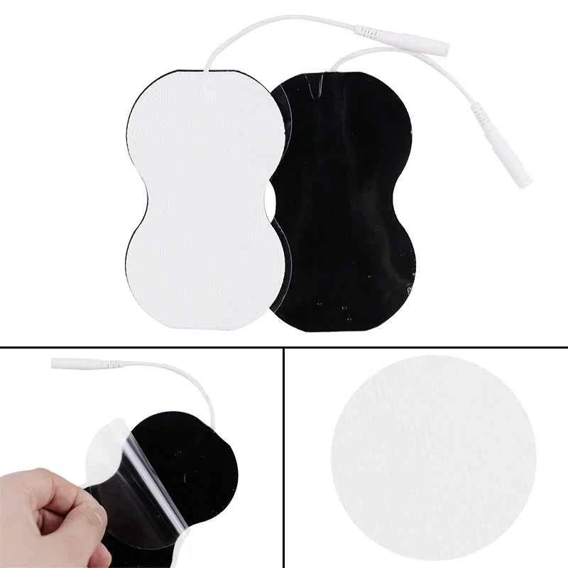 Reusable TENS/EMS Electrode Pads – Self-Adhesive Gel Therapy Patches (20–100 Pack)