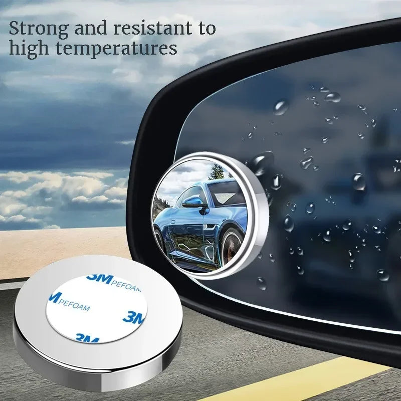2pcs 360° Adjustable Blind Spot Mirrors by Snagg A Blind Spot Mirrors