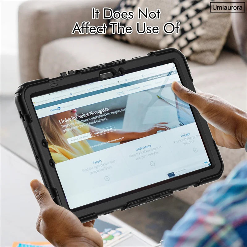 Kids Shockproof Tablet Cover For Samsung Tab S7 / S8 / S9 FE Plus by Snagg A Tab Case