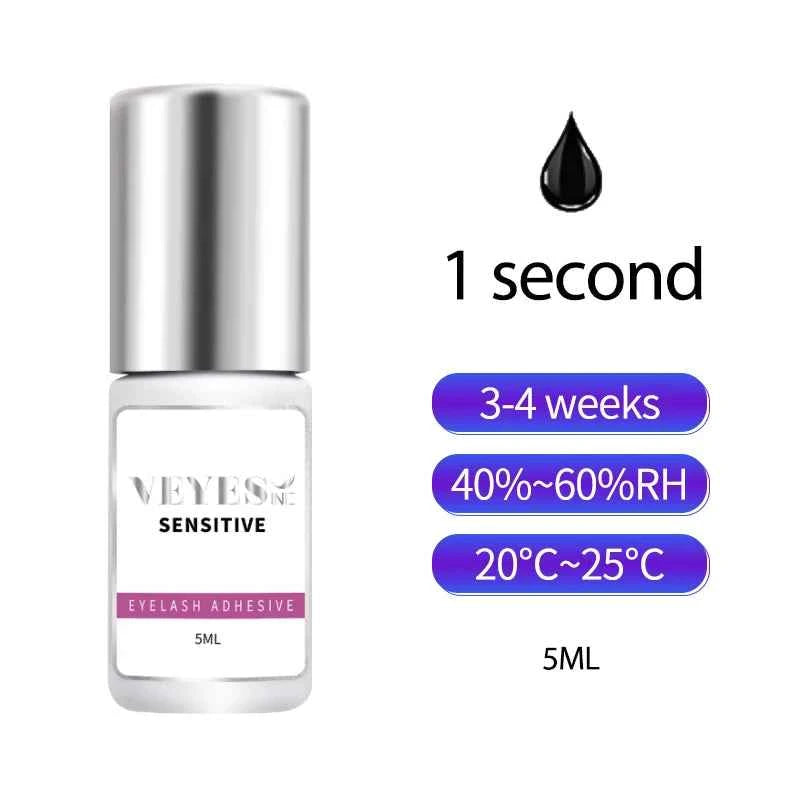 Professional 0.5-Second Fast-Drying Lash Adhesive – 7 Week Extreme Retention Formula