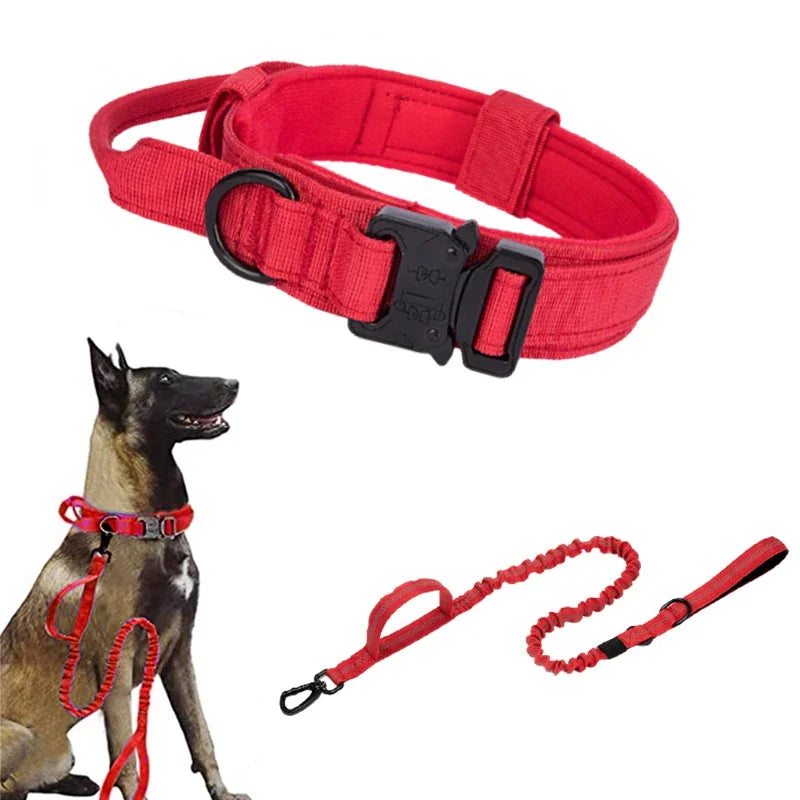 Tactical Dog Collar & Leash Set by Snagg A Leash