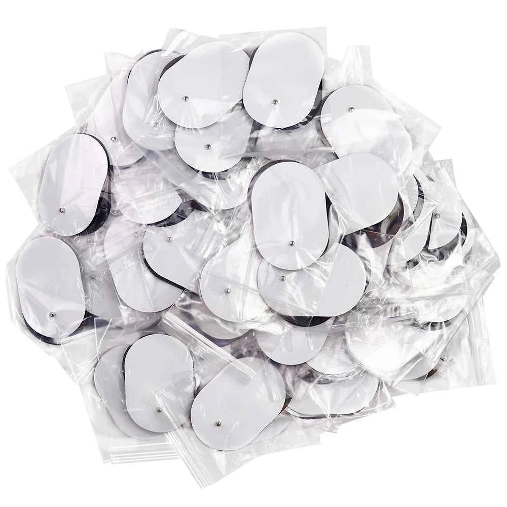 Electric TENS EMS Electrode Pads – Reusable Gel Therapy Replacement Pads