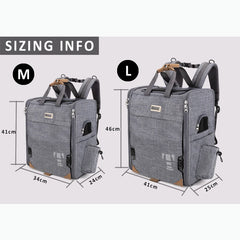 Premium Pet Carrier with Breathable Mesh by Snagg A Pet Backpack